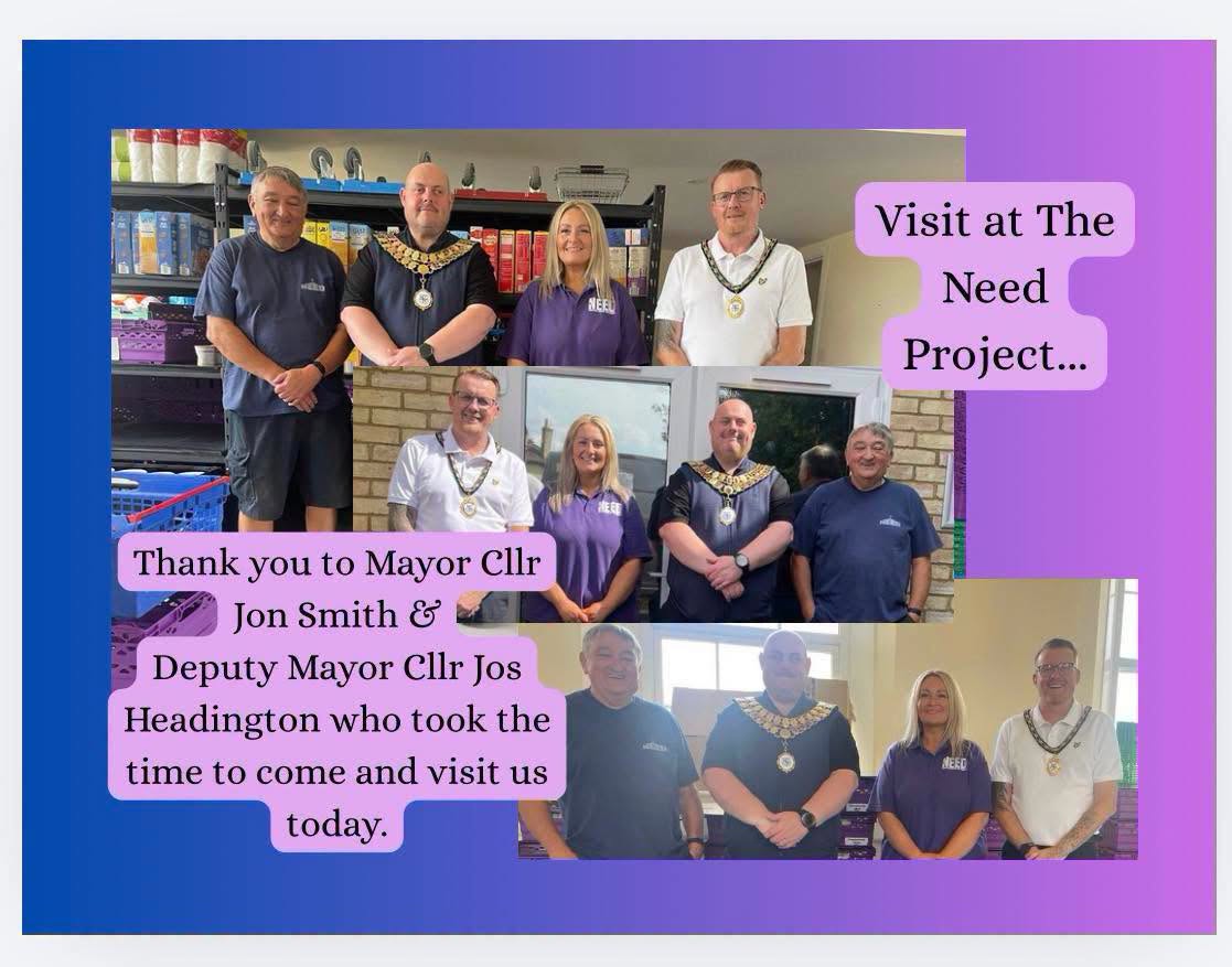 Mayor and Deputy Mayor visit the Need Project